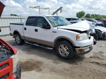 2005 Ford F150 Supercrew White vin: 1FTPW12585KC66759