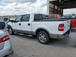 2005 Ford F150 Supercrew White vin: 1FTPW12585KC66759