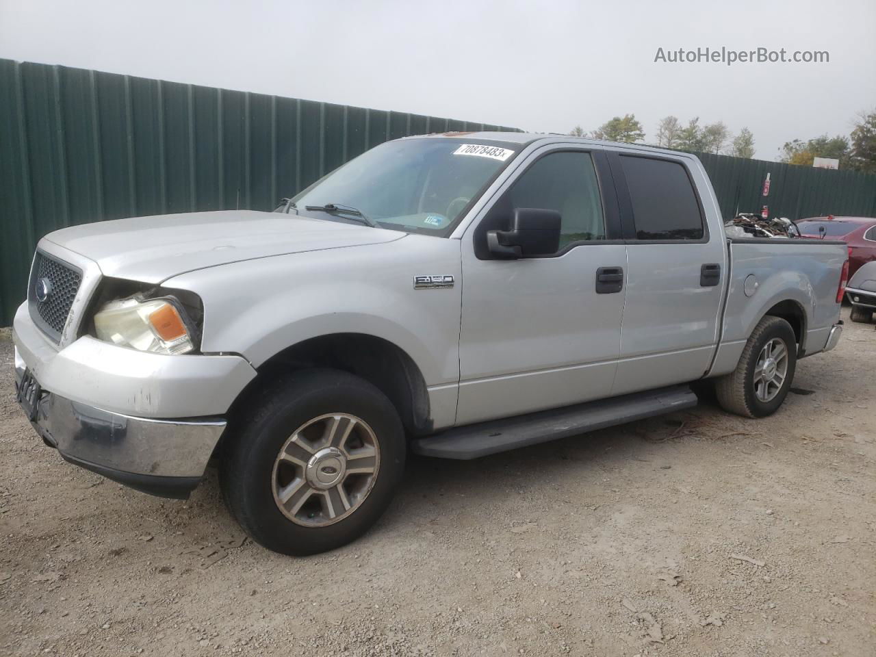 2005 Ford F150 Supercrew Gray vin: 1FTPW12585KE51359