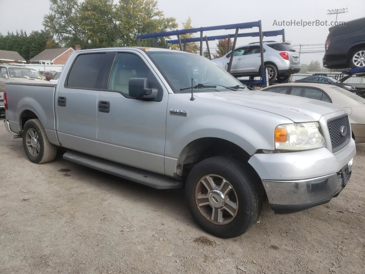 2005 Ford F150 Supercrew Серый vin: 1FTPW12585KE51359