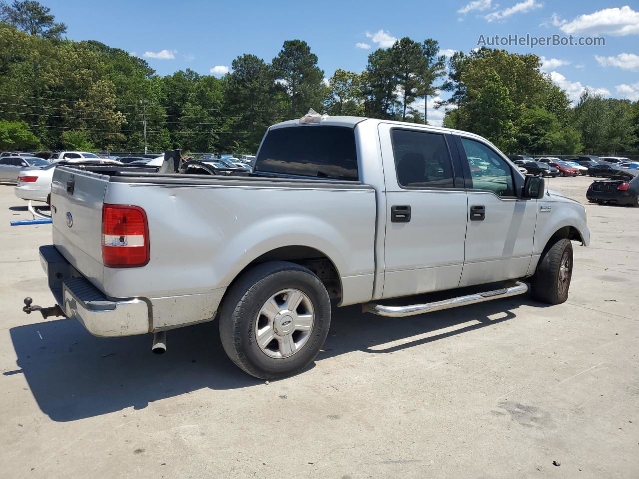 2004 Ford F150 Supercrew Silver vin: 1FTPW12594KA34279