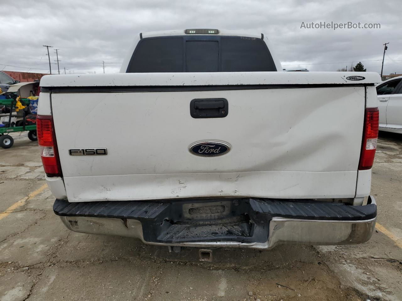 2005 Ford F150 Supercrew White vin: 1FTPW12595KB99198