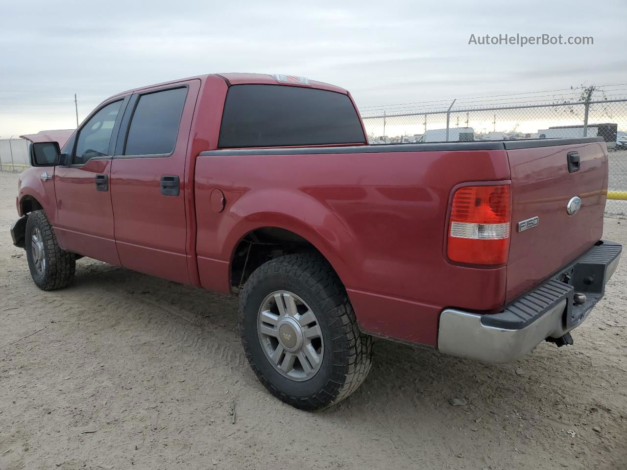 2005 Ford F150 Supercrew Красный vin: 1FTPW12595KD34261