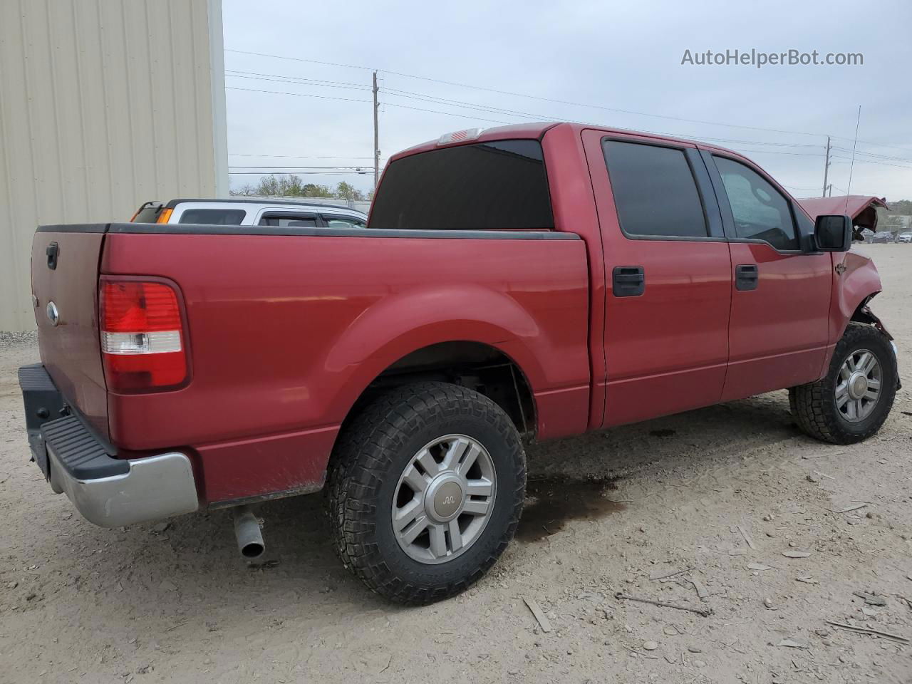 2005 Ford F150 Supercrew Red vin: 1FTPW12595KD34261