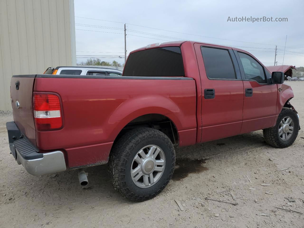 2005 Ford F150 Supercrew Красный vin: 1FTPW12595KD34261