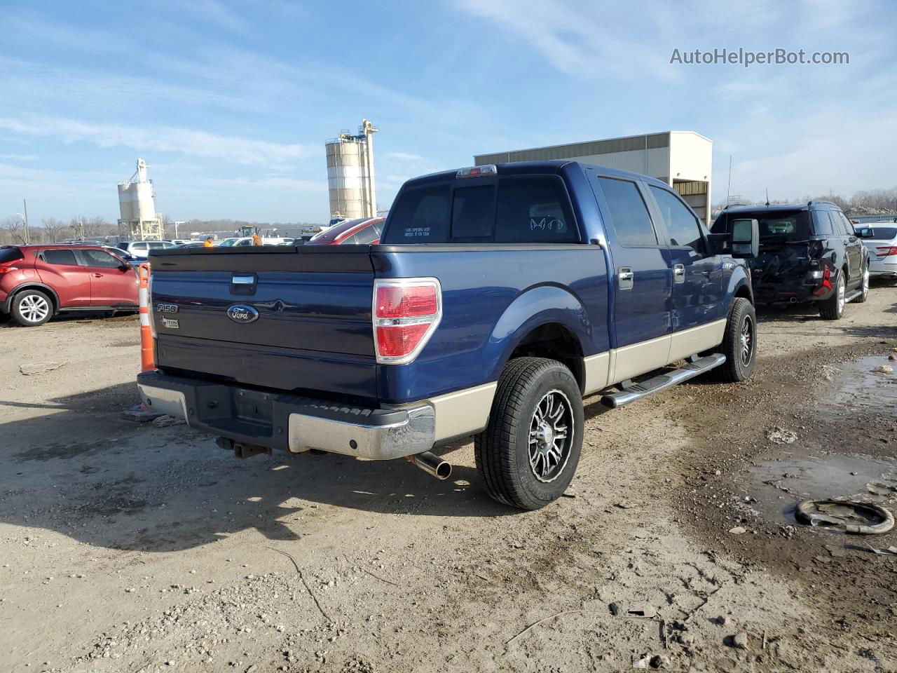 2009 Ford F150 Supercrew Синий vin: 1FTPW12V99FB08770