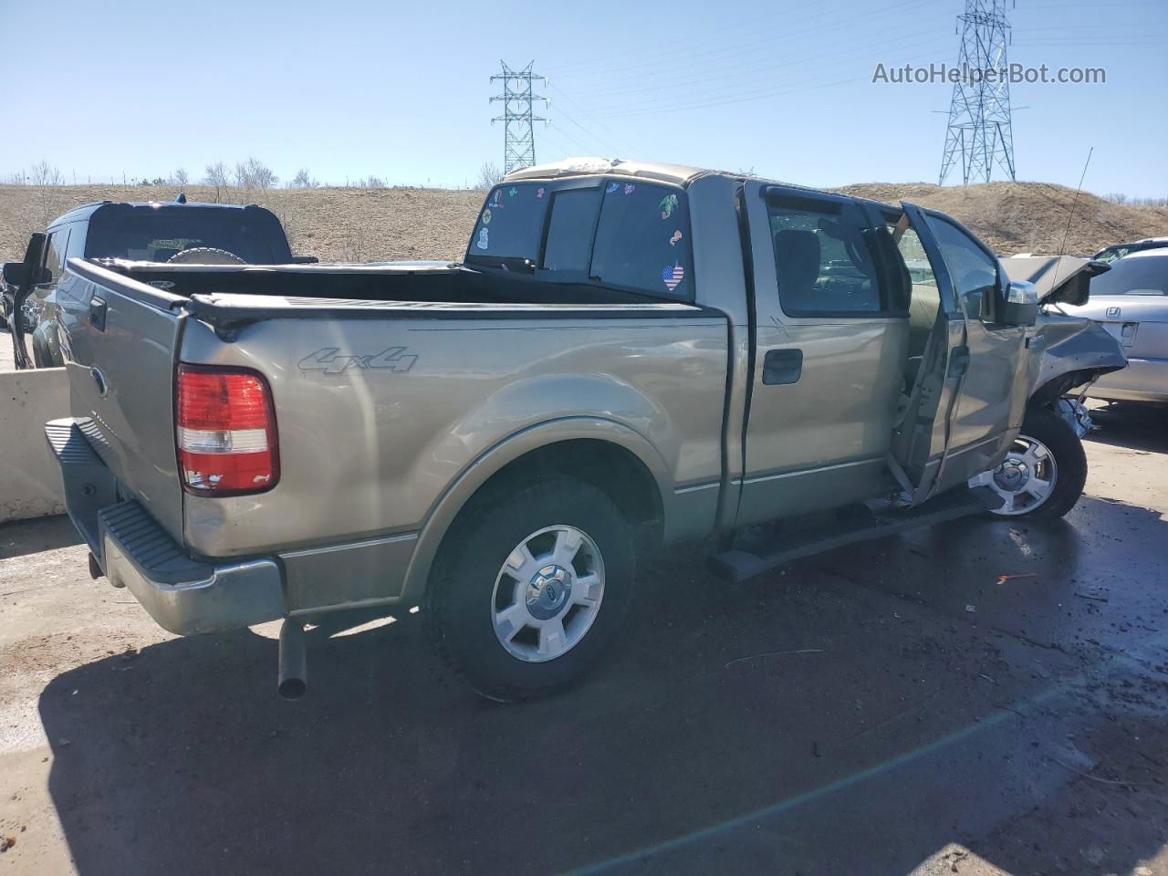 2004 Ford F150 Supercrew Gold vin: 1FTPW14504KB79191