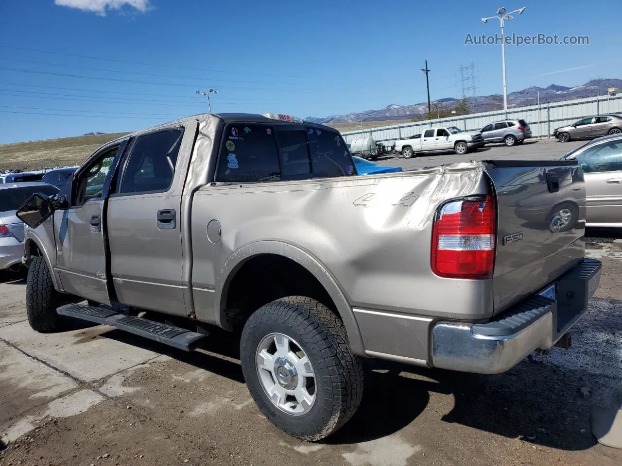 2004 Ford F150 Supercrew Gold vin: 1FTPW14504KB79191