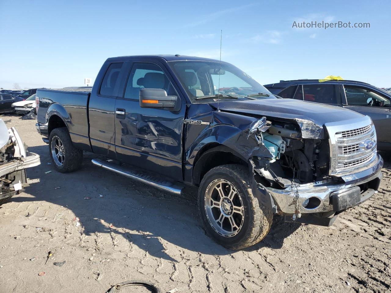 2004 Ford F150 Supercrew Black vin: 1FTPW14504KB98050