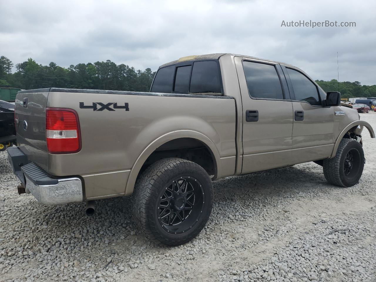 2004 Ford F150 Supercrew Tan vin: 1FTPW14504KC55363