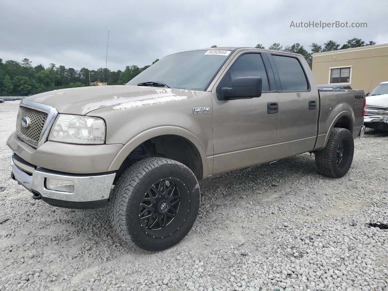 2004 Ford F150 Supercrew Желто-коричневый vin: 1FTPW14504KC55363