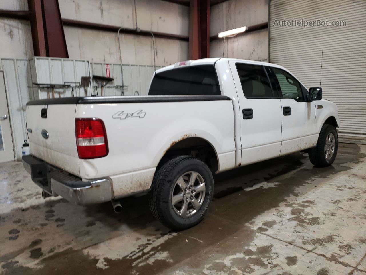 2004 Ford F150 Supercrew White vin: 1FTPW14504KD01600