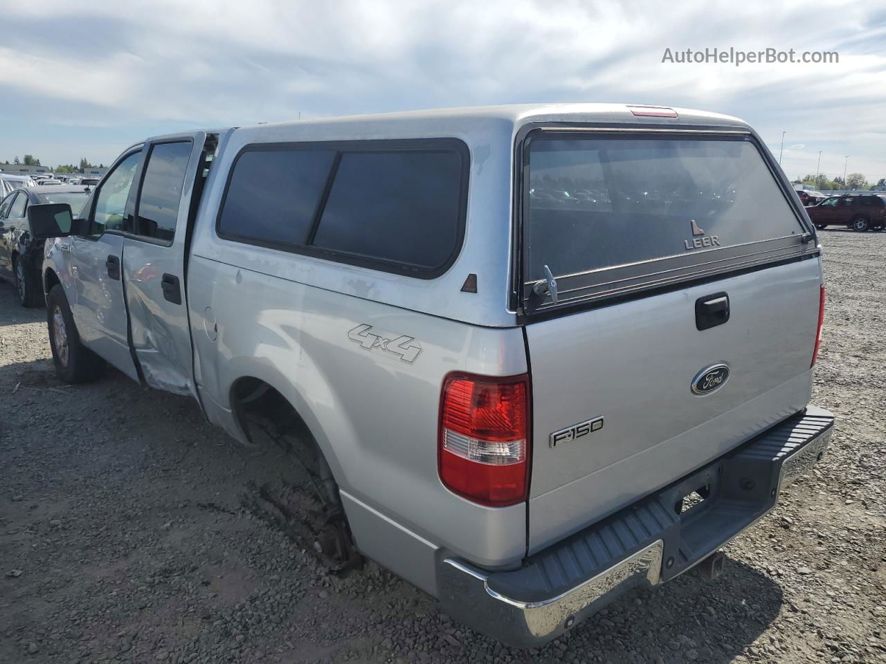 2004 Ford F150 Supercrew Silver vin: 1FTPW14504KD03010