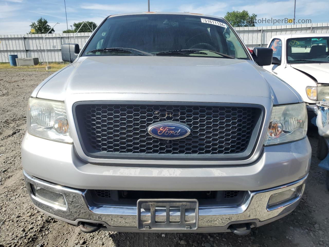 2004 Ford F150 Supercrew Silver vin: 1FTPW14504KD03010