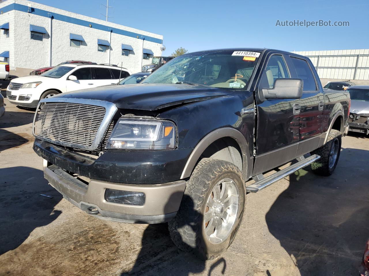 2005 Ford F150 Supercrew Black vin: 1FTPW14505FA11075