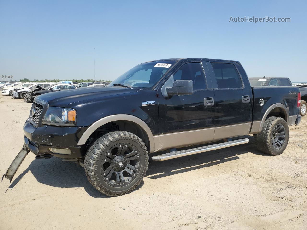 2005 Ford F150 Supercrew Black vin: 1FTPW14505KD46926