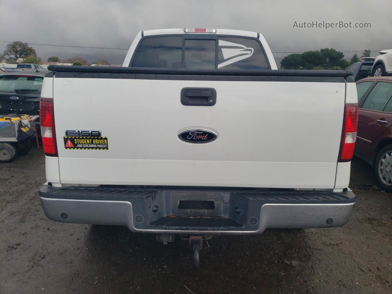 2005 Ford F150 Supercrew White vin: 1FTPW14505KD95933