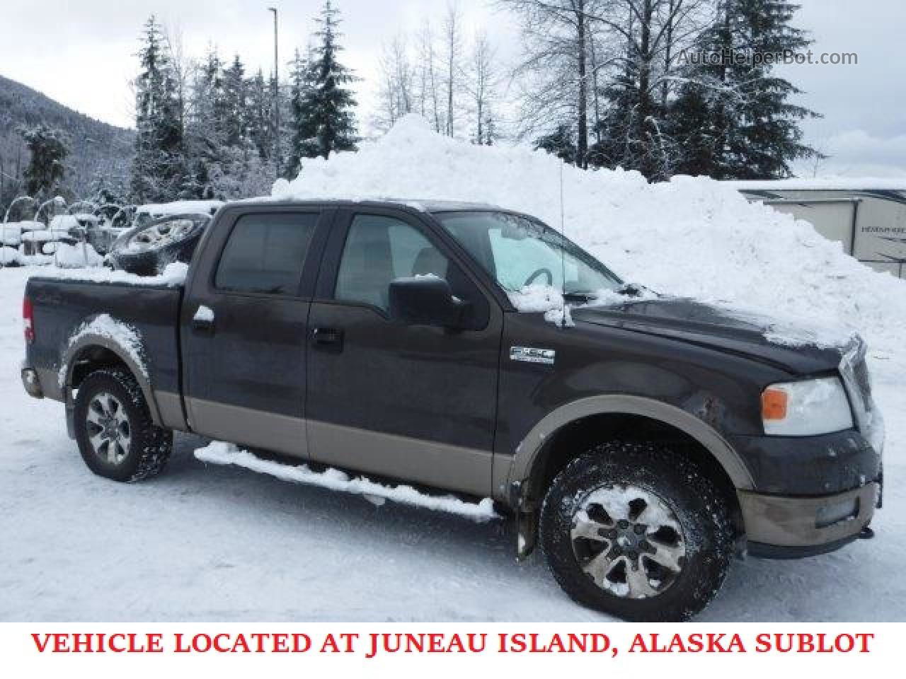 2005 Ford F150 Supercrew Черный vin: 1FTPW14505KE79735