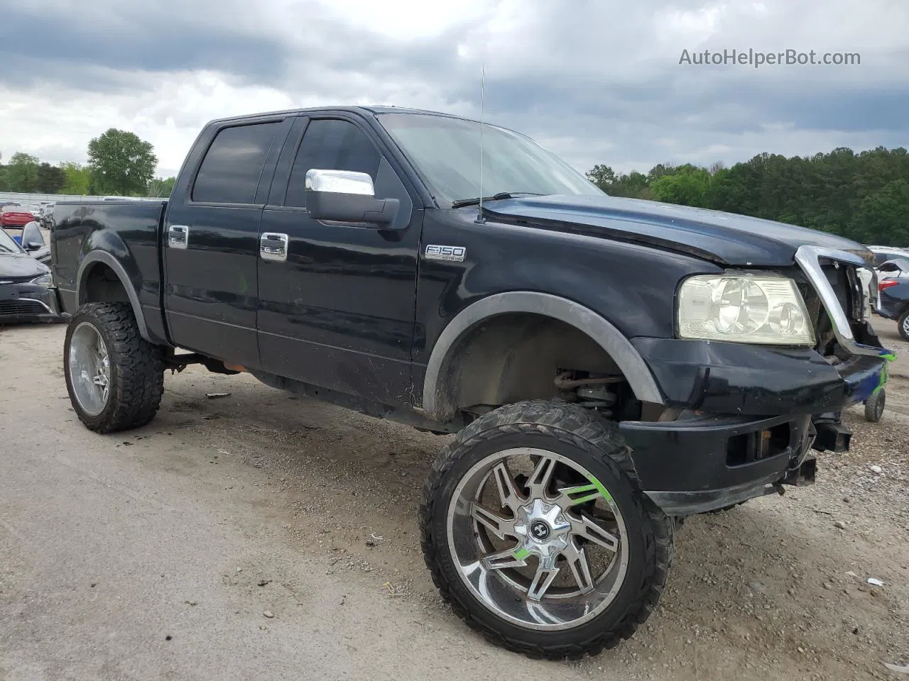 2004 Ford F150 Supercrew Black vin: 1FTPW14514FA14159