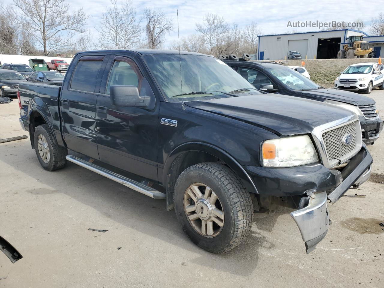 2004 Ford F150 Supercrew Black vin: 1FTPW14514FA29793