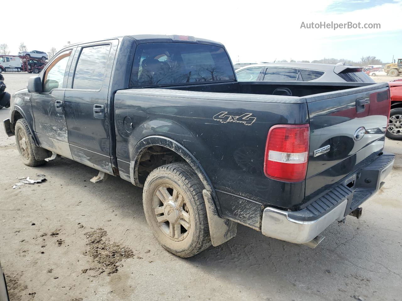 2004 Ford F150 Supercrew Black vin: 1FTPW14514FA29793