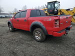 2004 Ford F150 Supercrew Red vin: 1FTPW14514KB60097