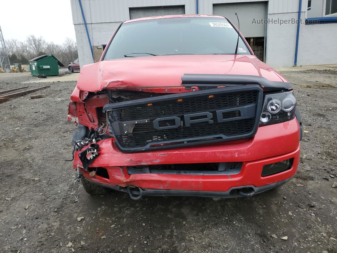 2004 Ford F150 Supercrew Red vin: 1FTPW14514KB60097