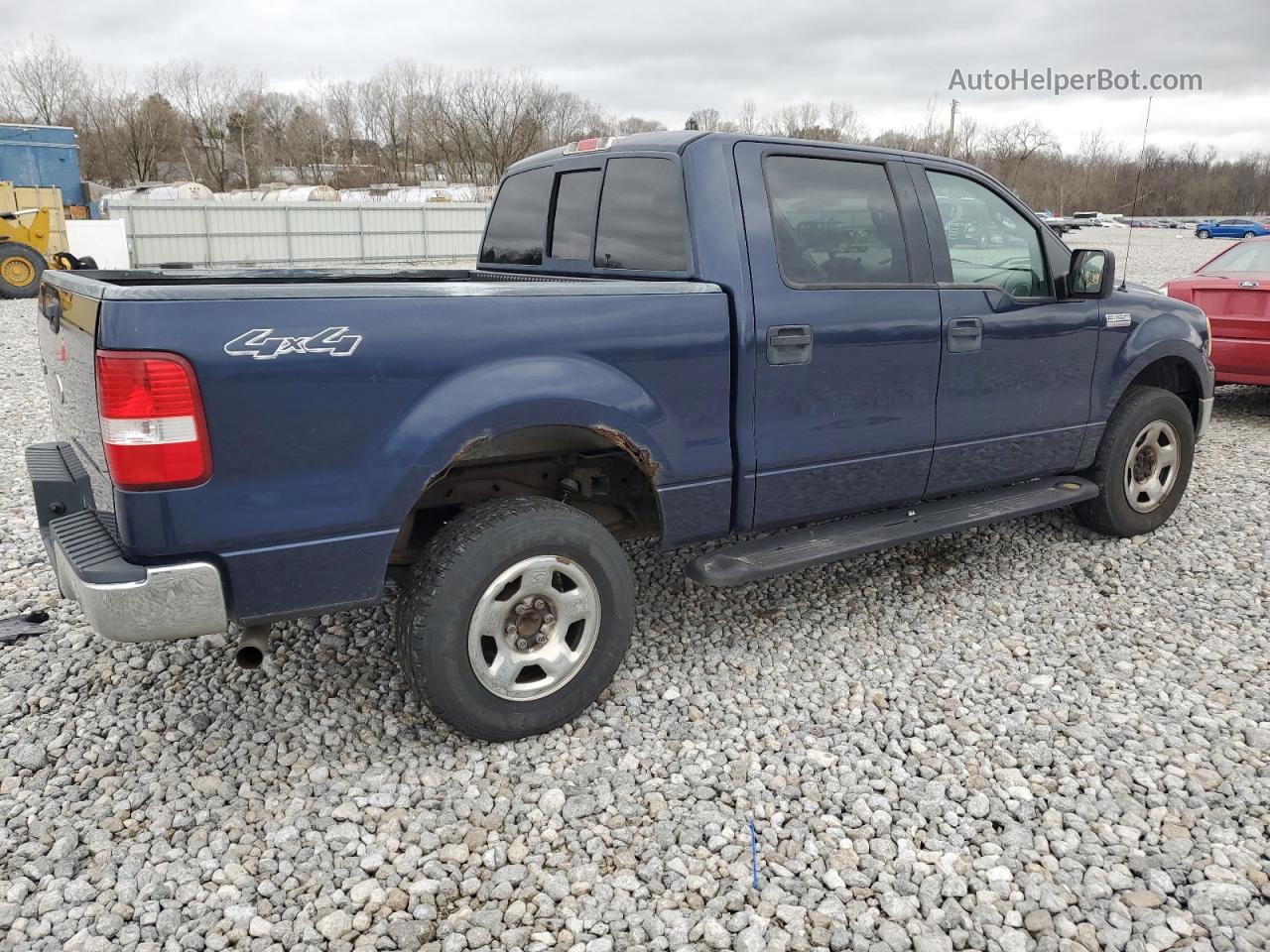 2004 Ford F150 Supercrew Синий vin: 1FTPW14514KB96159