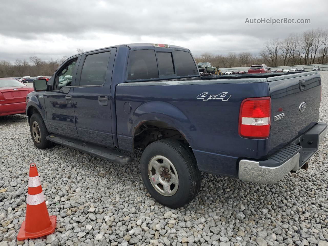 2004 Ford F150 Supercrew Синий vin: 1FTPW14514KB96159