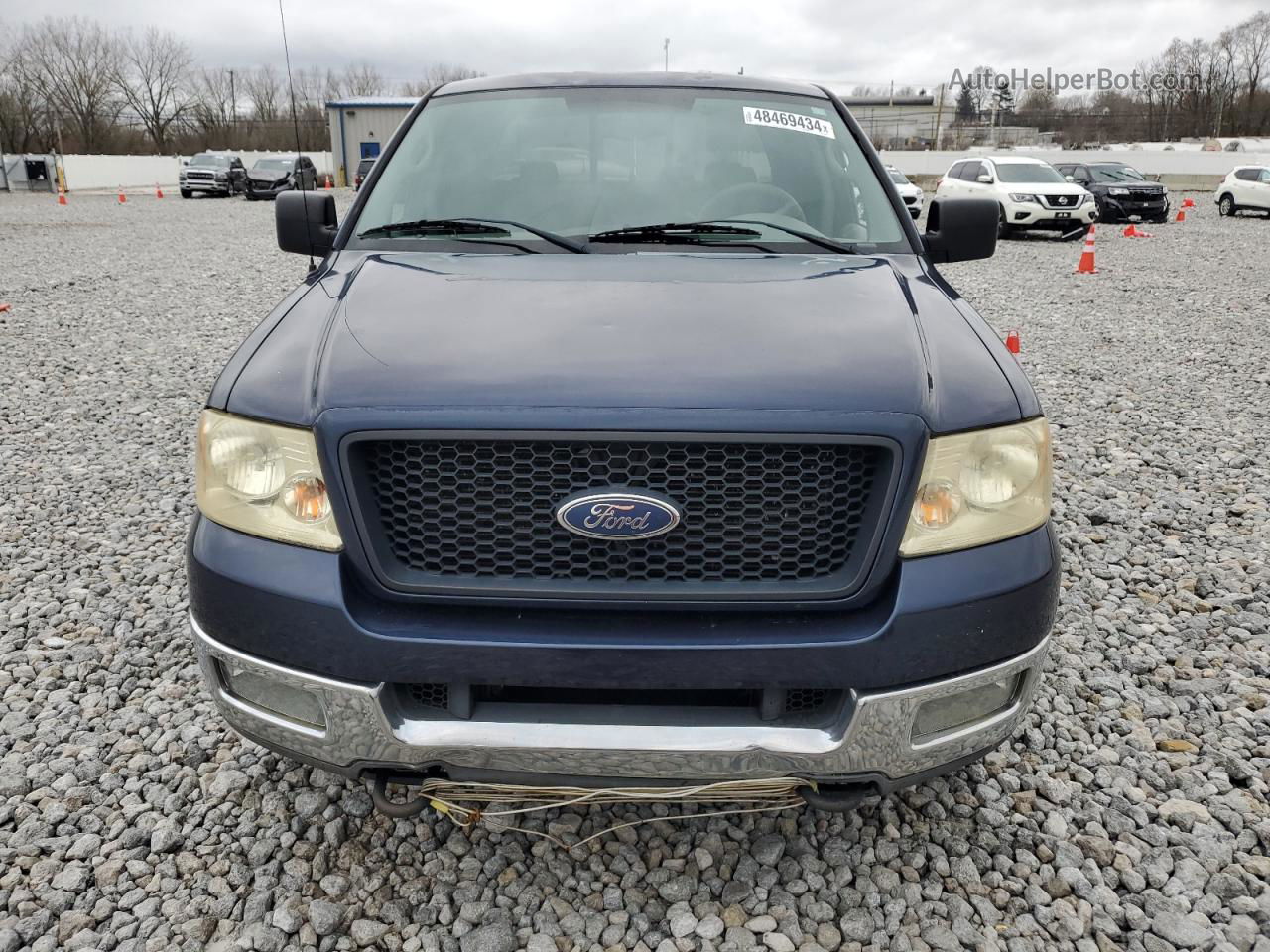 2004 Ford F150 Supercrew Синий vin: 1FTPW14514KB96159