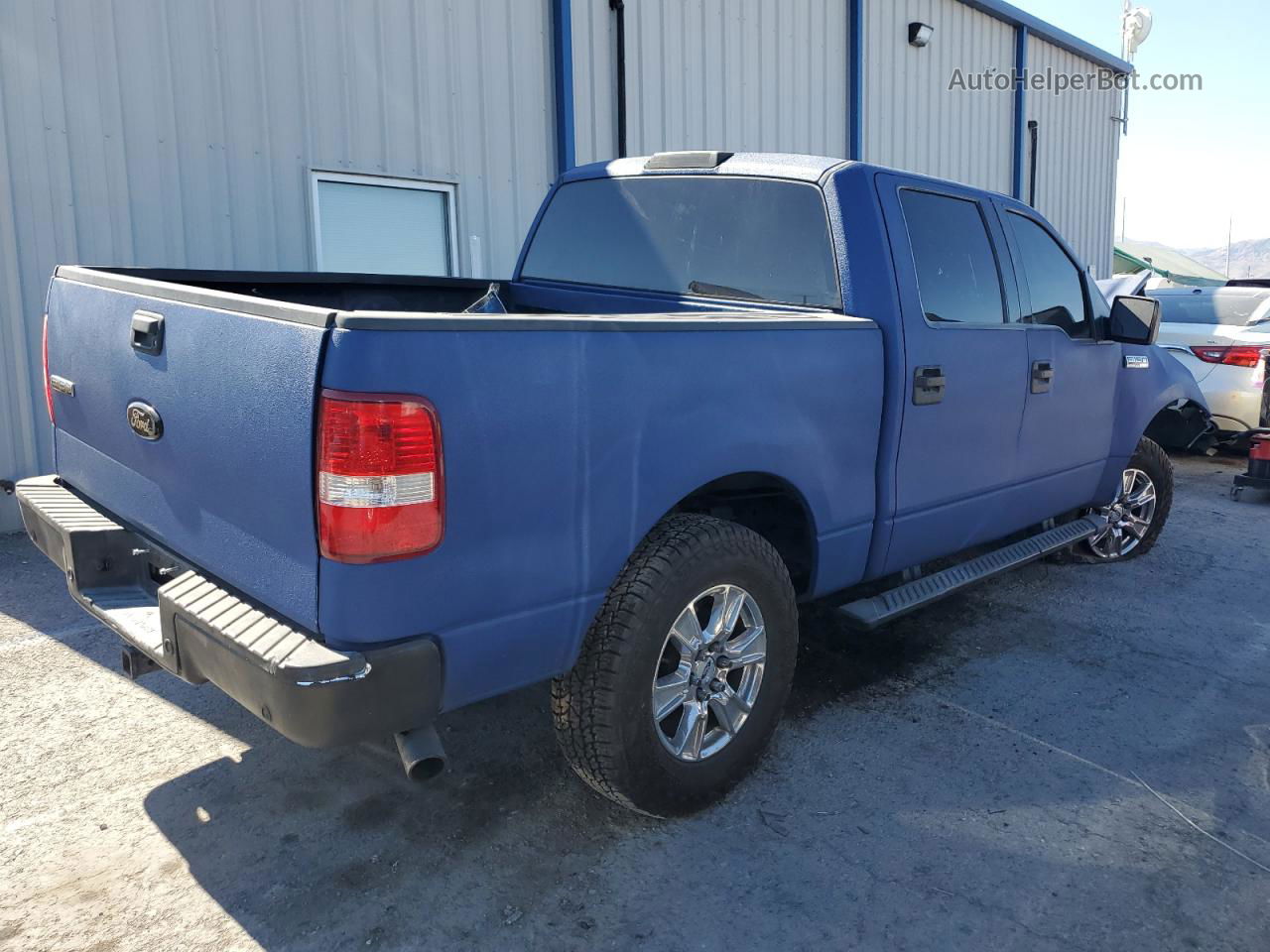 2004 Ford F150 Supercrew Blue vin: 1FTPW14514KC21402