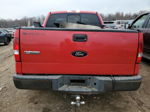 2004 Ford F150 Supercrew Red vin: 1FTPW14514KC47594