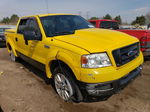 2004 Ford F150 Supercrew Yellow vin: 1FTPW14514KC59938