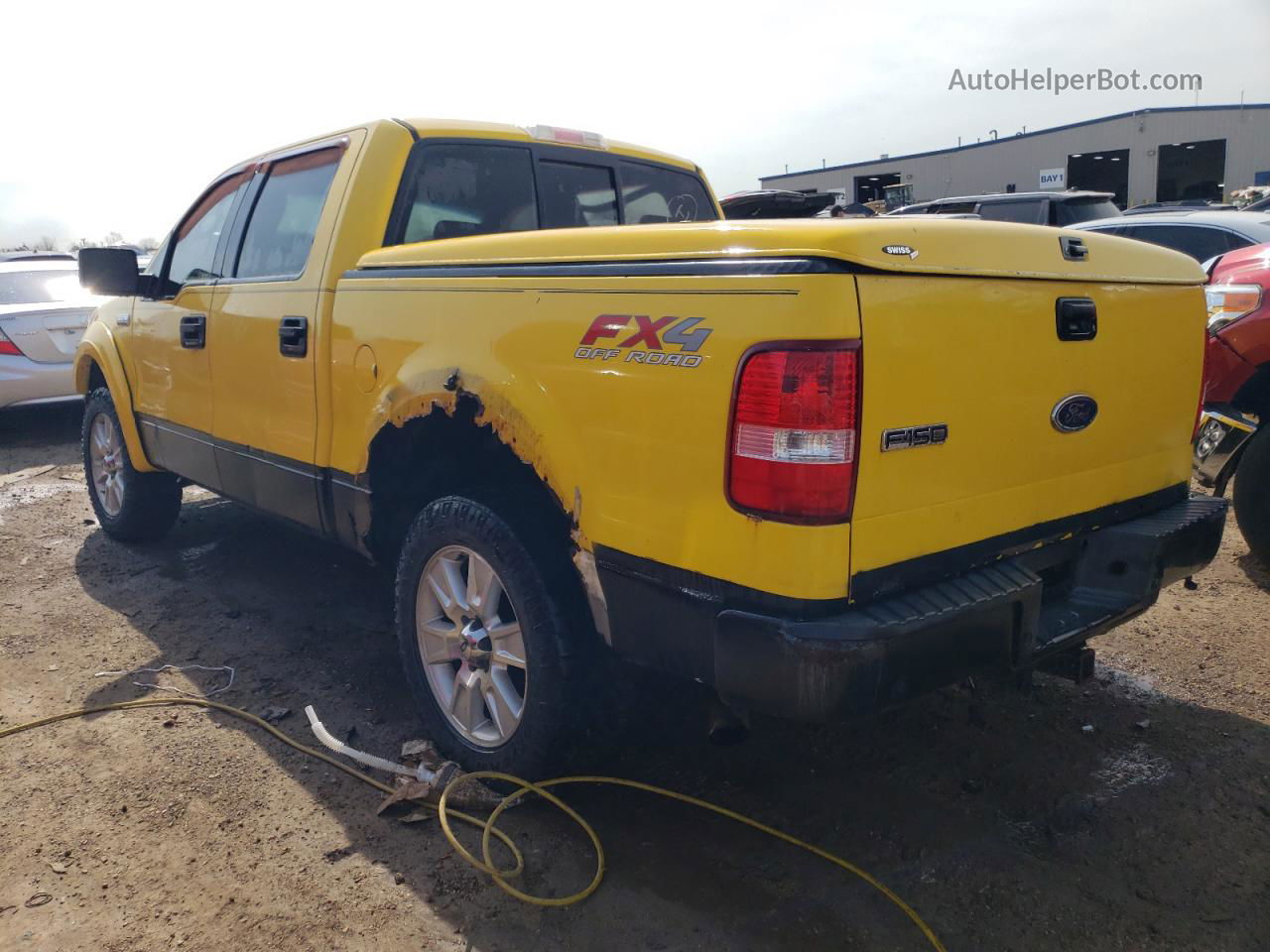 2004 Ford F150 Supercrew Yellow vin: 1FTPW14514KC59938