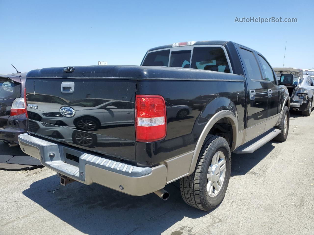 2004 Ford F150 Supercrew Black vin: 1FTPW14514KC63018