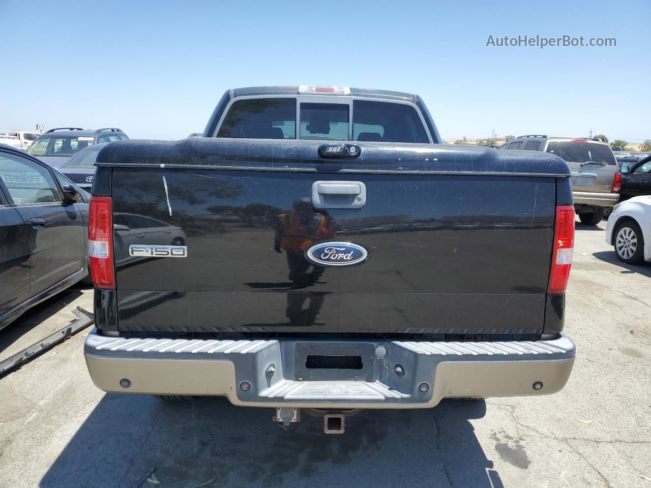 2004 Ford F150 Supercrew Black vin: 1FTPW14514KC63018