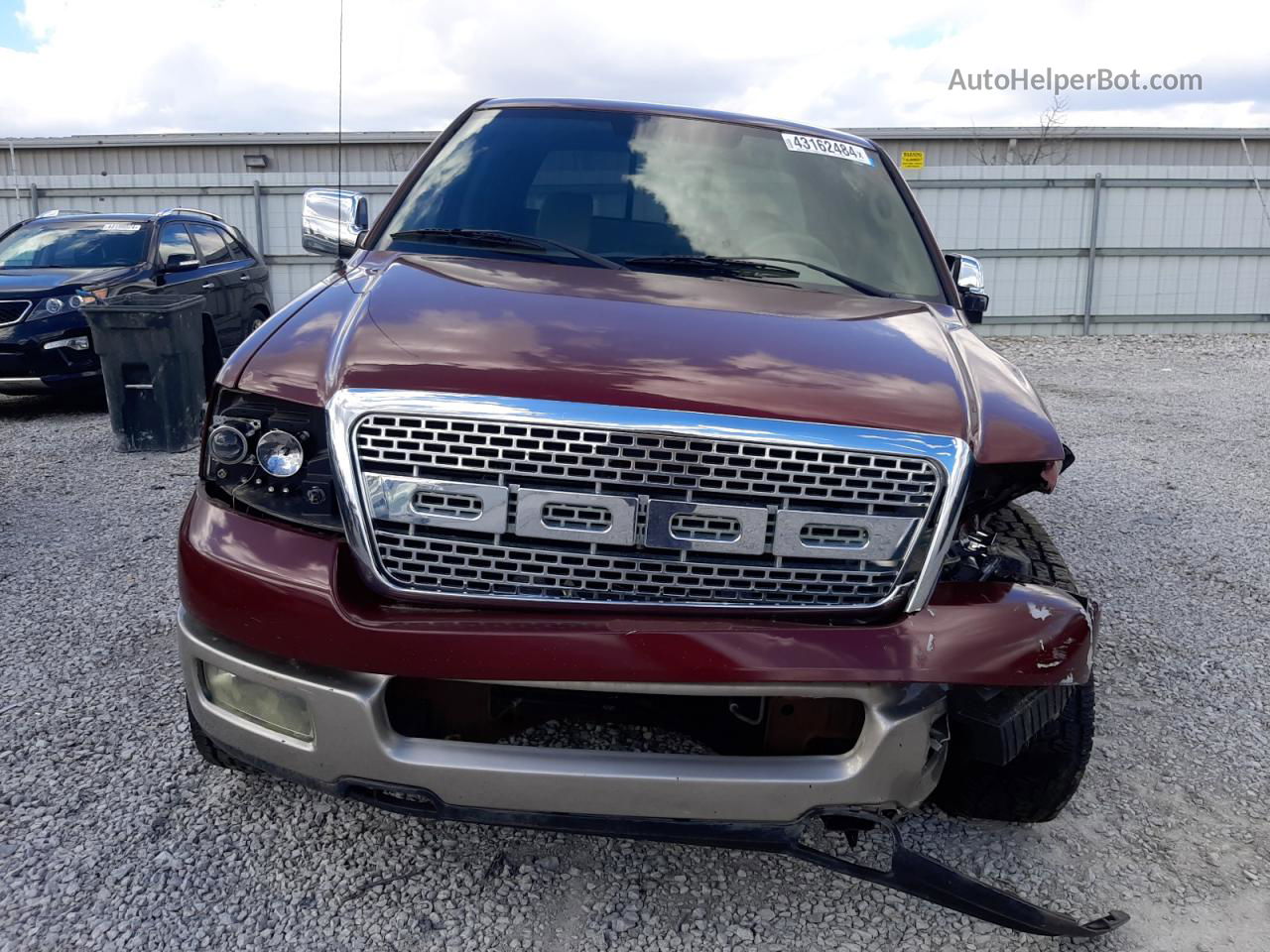 2004 Ford F150 Supercrew Burgundy vin: 1FTPW14514KC66629