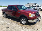 2004 Ford F150 Supercrew Burgundy vin: 1FTPW14514KC72205