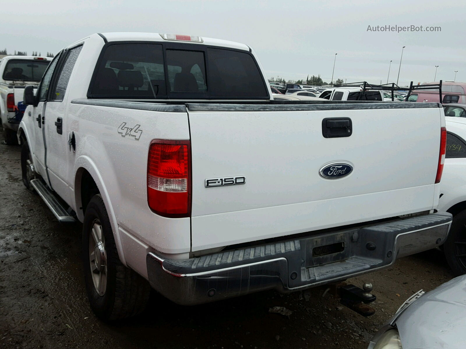 2004 Ford F150 Supercrew White vin: 1FTPW14514KD03369