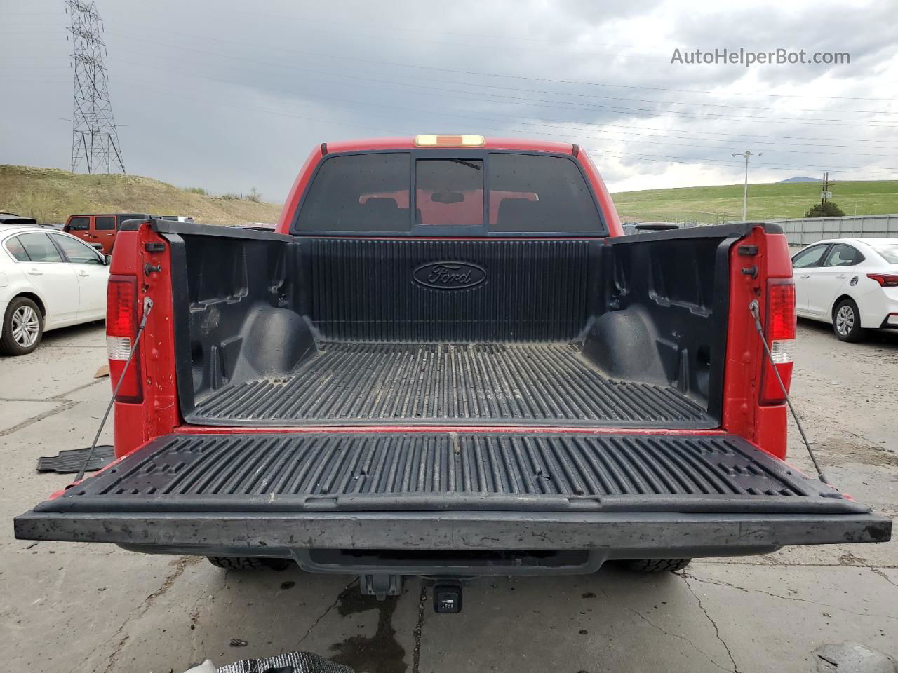 2005 Ford F150 Supercrew Red vin: 1FTPW14515FA79952