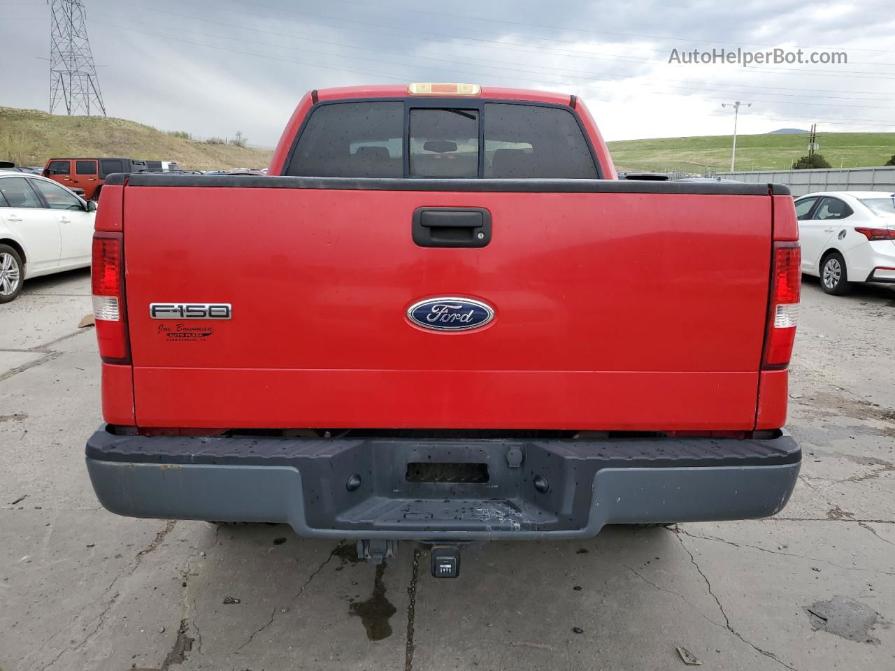 2005 Ford F150 Supercrew Red vin: 1FTPW14515FA79952