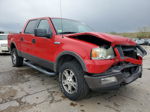 2005 Ford F150 Supercrew Red vin: 1FTPW14515FA79952