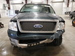 2005 Ford F150 Supercrew Зеленый vin: 1FTPW14515FA92720