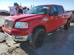 2005 Ford F150 Supercrew Красный vin: 1FTPW14515FB43326