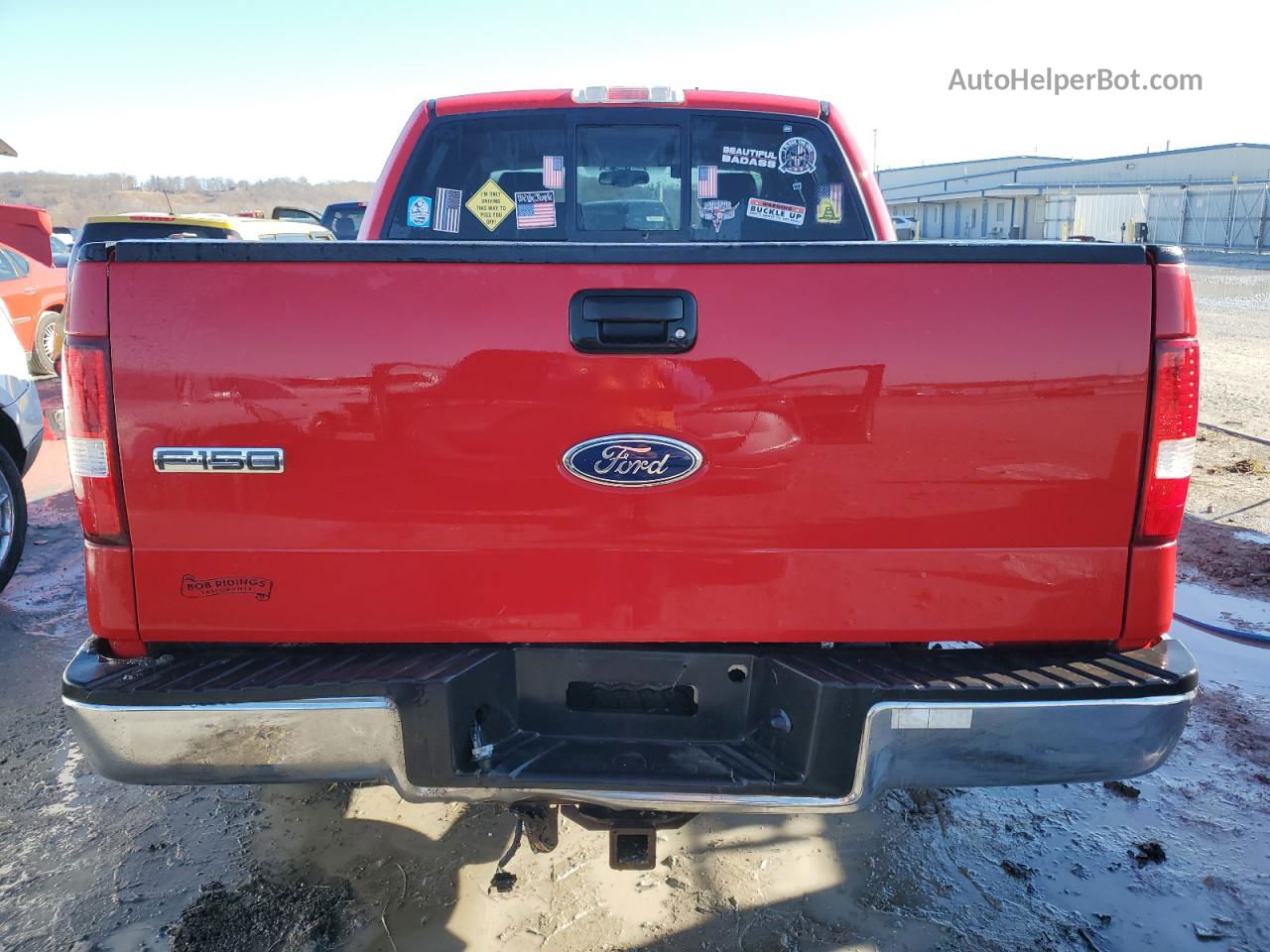 2005 Ford F150 Supercrew Red vin: 1FTPW14515FB43326