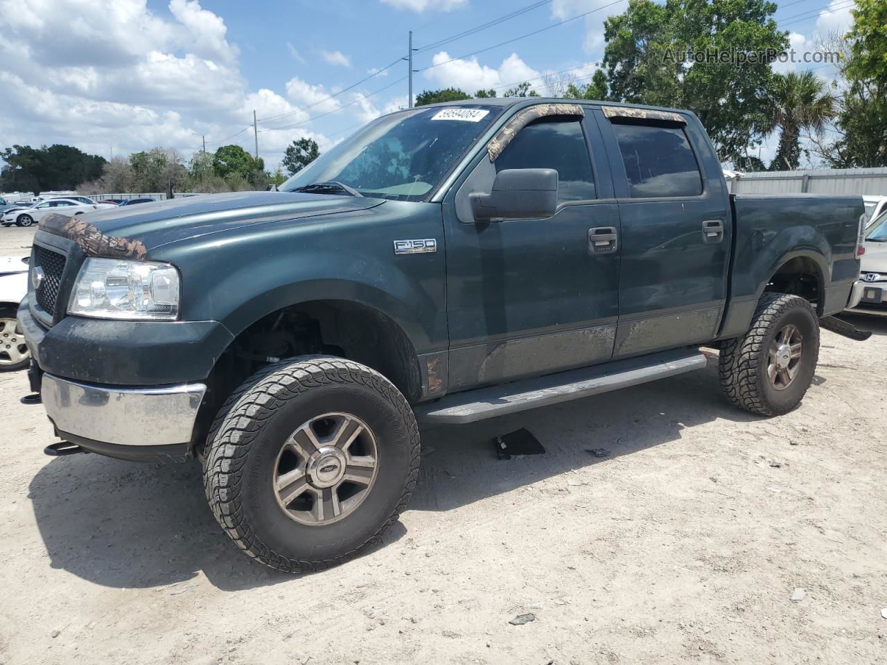 2005 Ford F150 Supercrew Green vin: 1FTPW14515FB73037