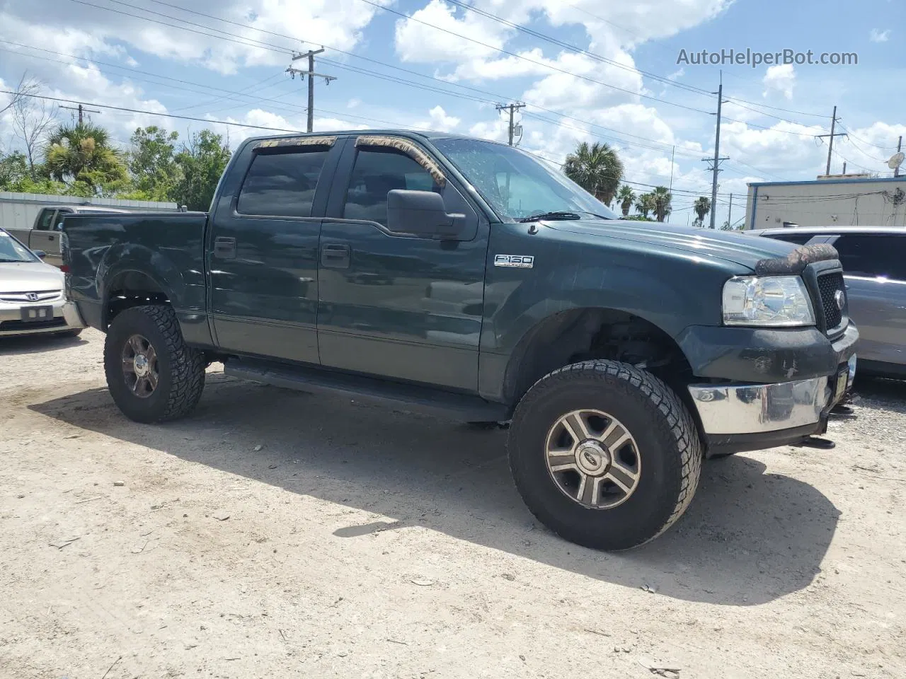 2005 Ford F150 Supercrew Green vin: 1FTPW14515FB73037