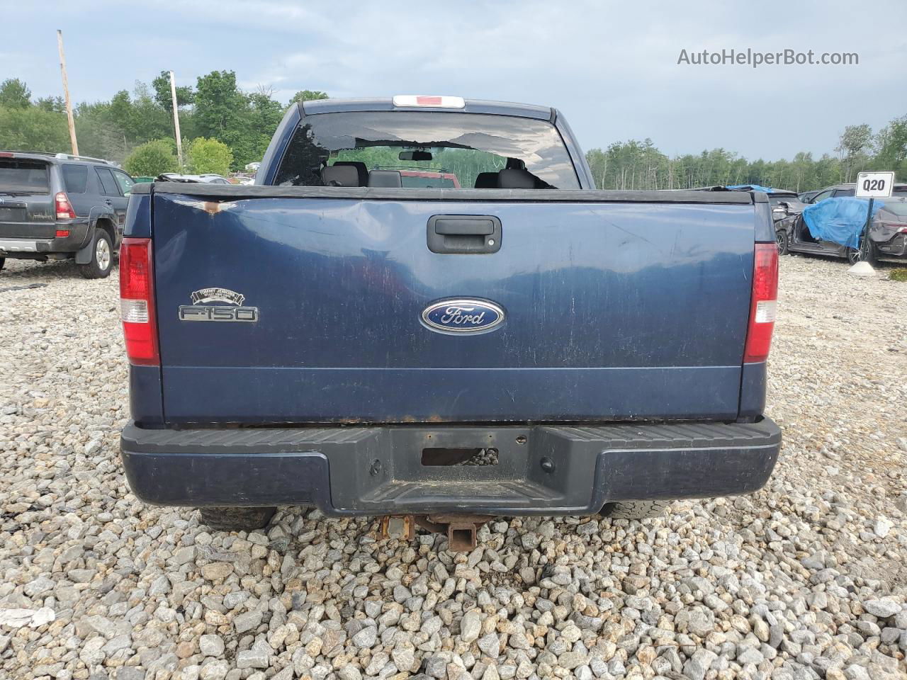 2005 Ford F150 Supercrew Blue vin: 1FTPW14515KD04295