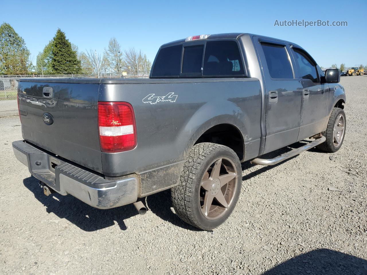 2005 Ford F150 Supercrew Gray vin: 1FTPW14515KD35739