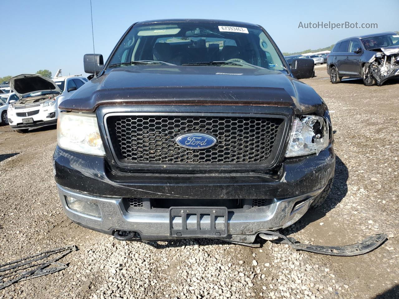 2005 Ford F150 Supercrew Black vin: 1FTPW14515KE73054